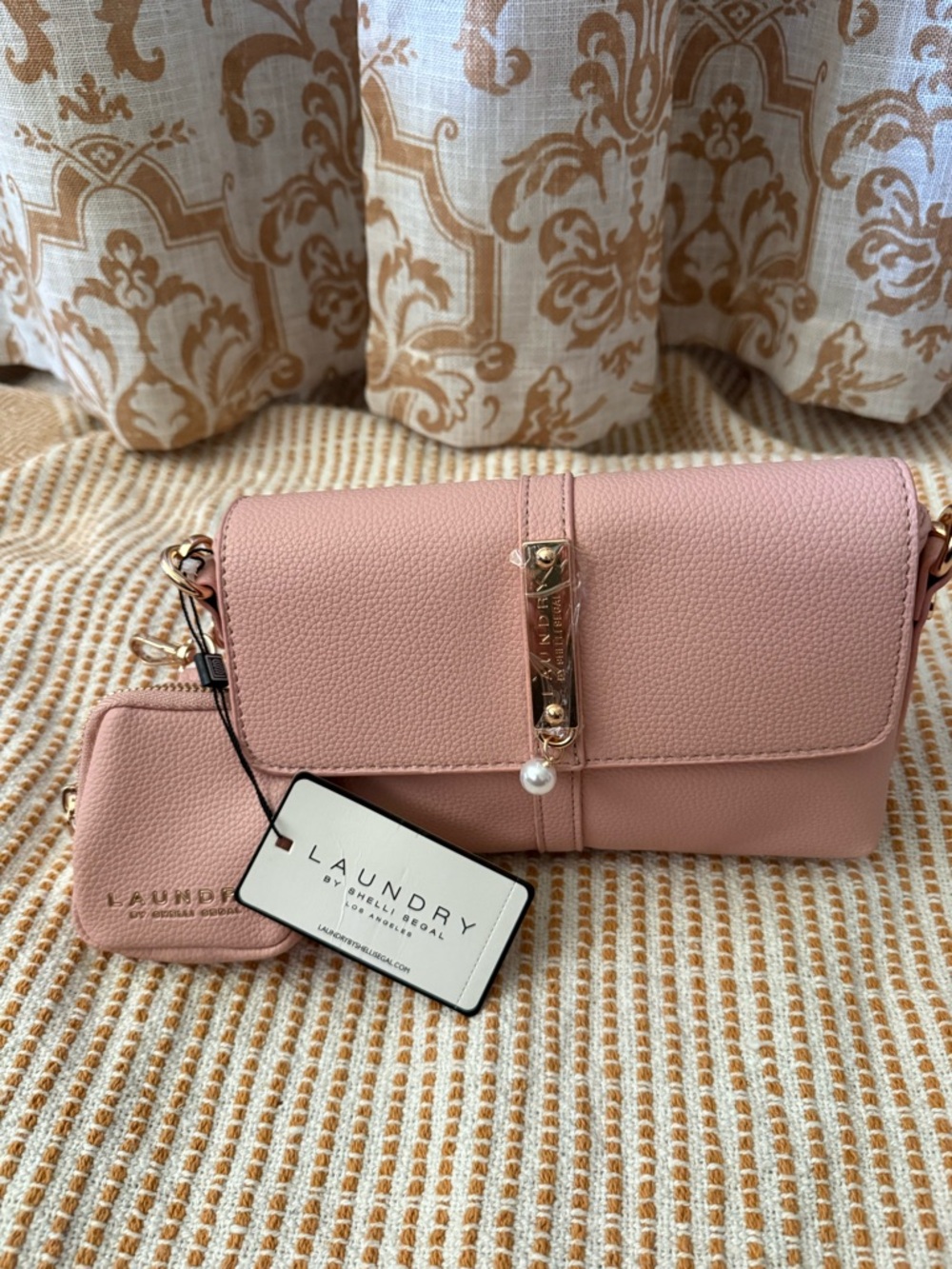 Laundry by Shelli Segal Blush Pink Crossbody Bag